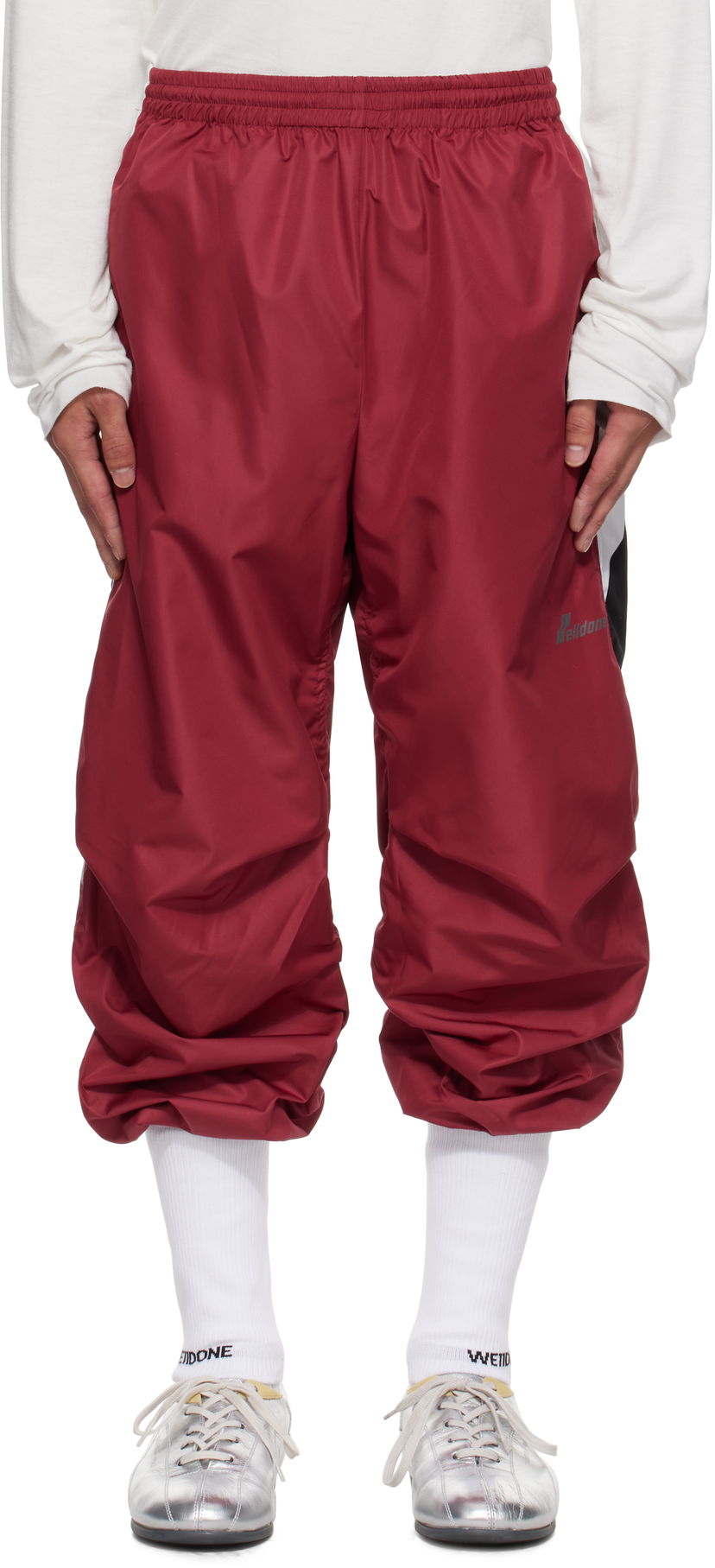 Hlače We11done We11done Track Pants Crvena | WD-PT2-25-213-M-RD