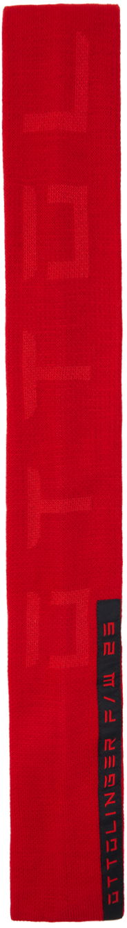 Šal Ottolinger Ottolinger Jacquard Scarf Crvena | 2700304