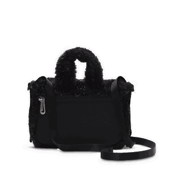 Ručna torbica Nike Nike Faux Fur Crossbody Bag (1 l) Crna | FZ1329-010, 3