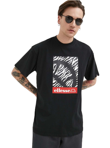 Majica kratkih rukava Ellesse Cotton T-shirt Crna | SHR17644
