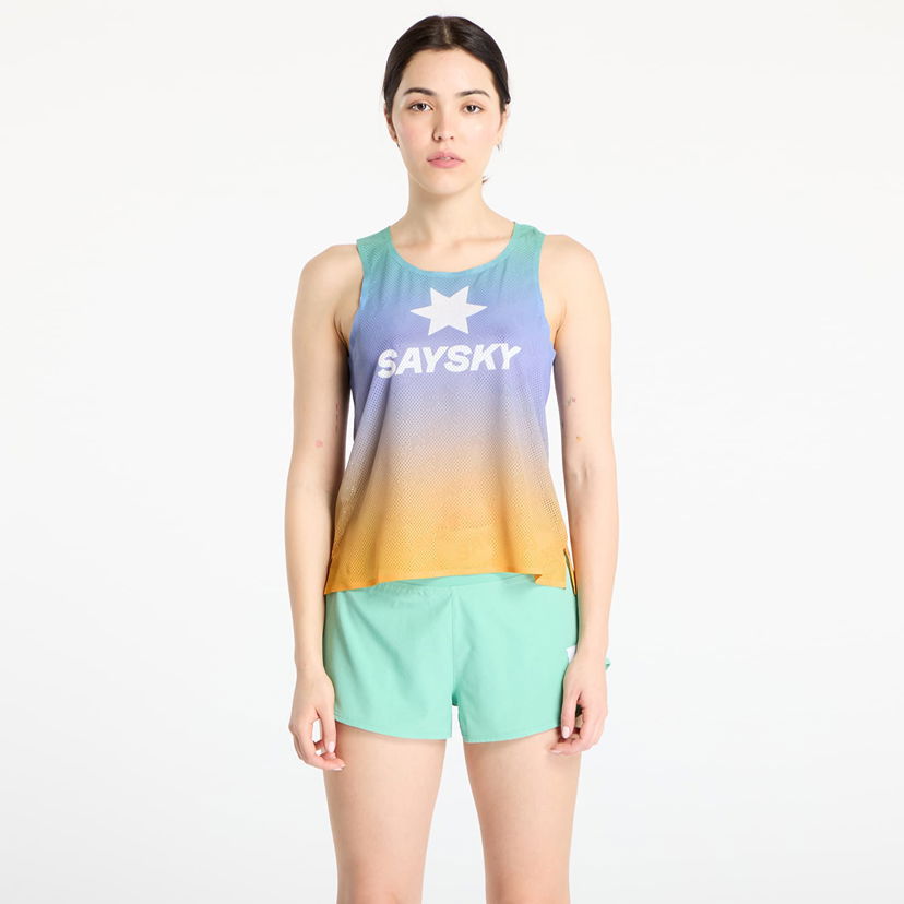 Majica bez rukava Saysky SAYSKY Women's Drip Dye Flow Air Singlet Višebojno | NWRSI62C1033