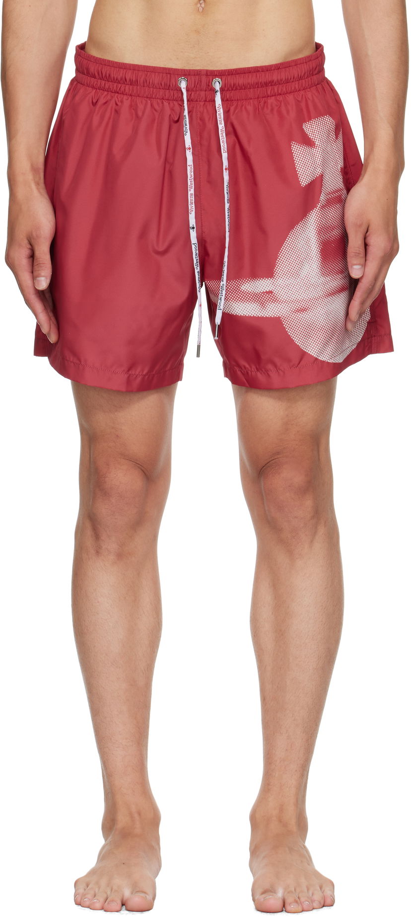 Kupaći kostimi Vivienne Westwood Vivienne Westwood Pixel Orb Surf Boxer Swim Shorts Crvena | 81010003-W015L-