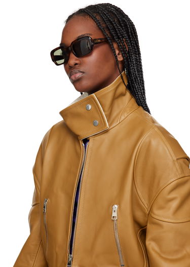 Sunčane naočale Loewe Loewe Rectangular Slim Sunglasses Smeđa | LW40158I@5152N 192337200236, 3
