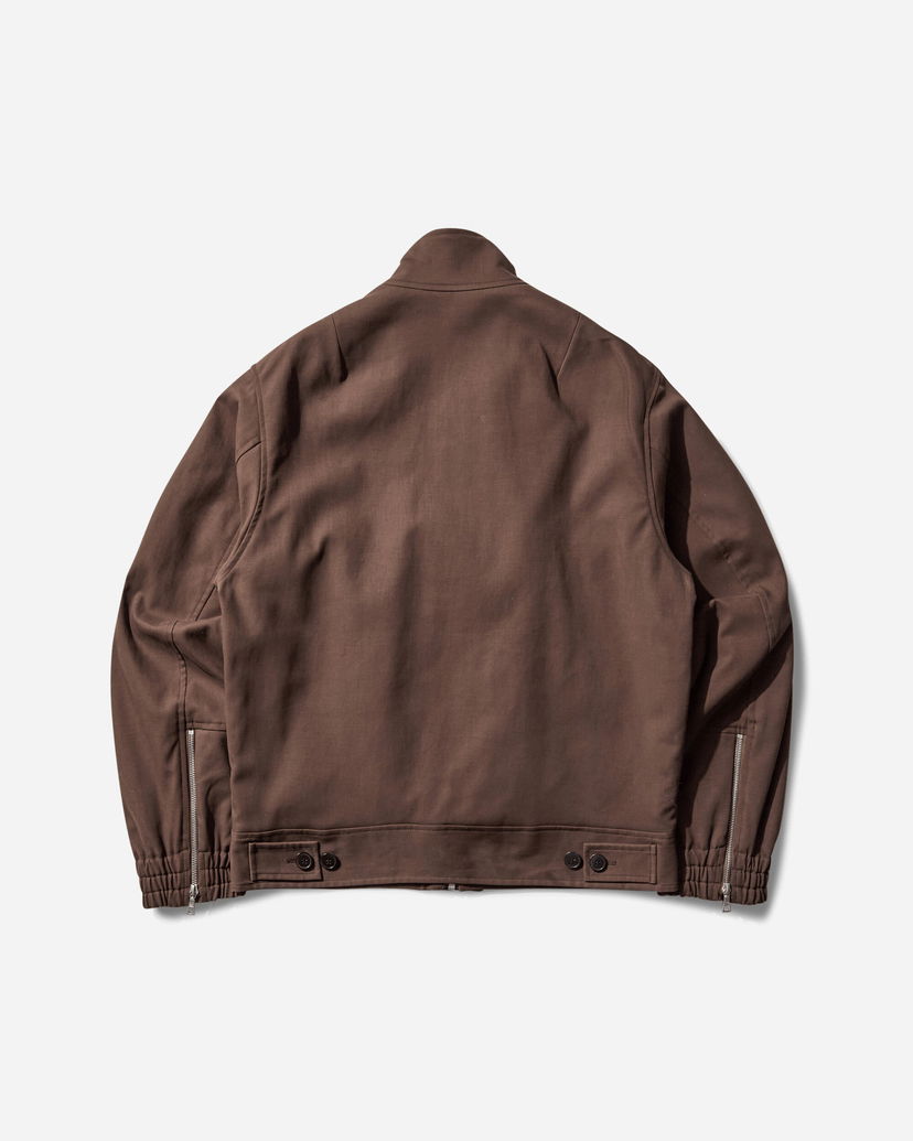 Jakna Dries Van Noten Overdyed Shell Jacket Smeđa | 252-020565-2106 705