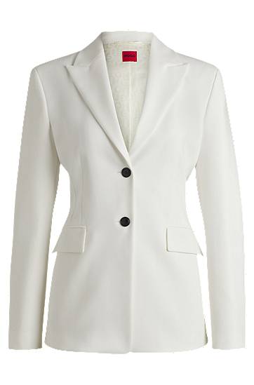 Jakna BOSS Slim Fit Blazer Bijela | 50540787