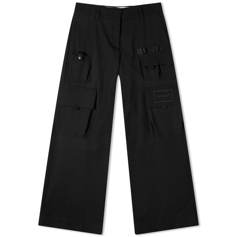 Cargo hlače Off-White Toybox Cargo Pants Crna | OWCF017S24FAB0011010