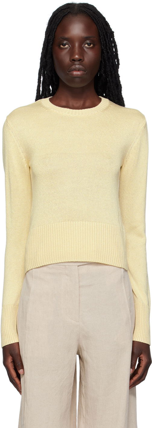 Džemper TOTEME TOTEME Crewneck Knit Sweater Žuta | 233-5151-342