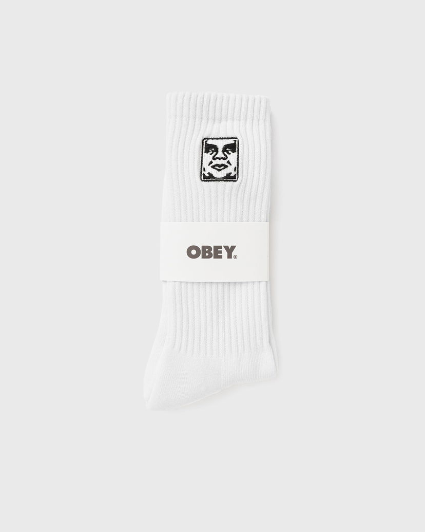 Čarape OBEY Obey Icon Face Socks Bijela | 100260193-WHT