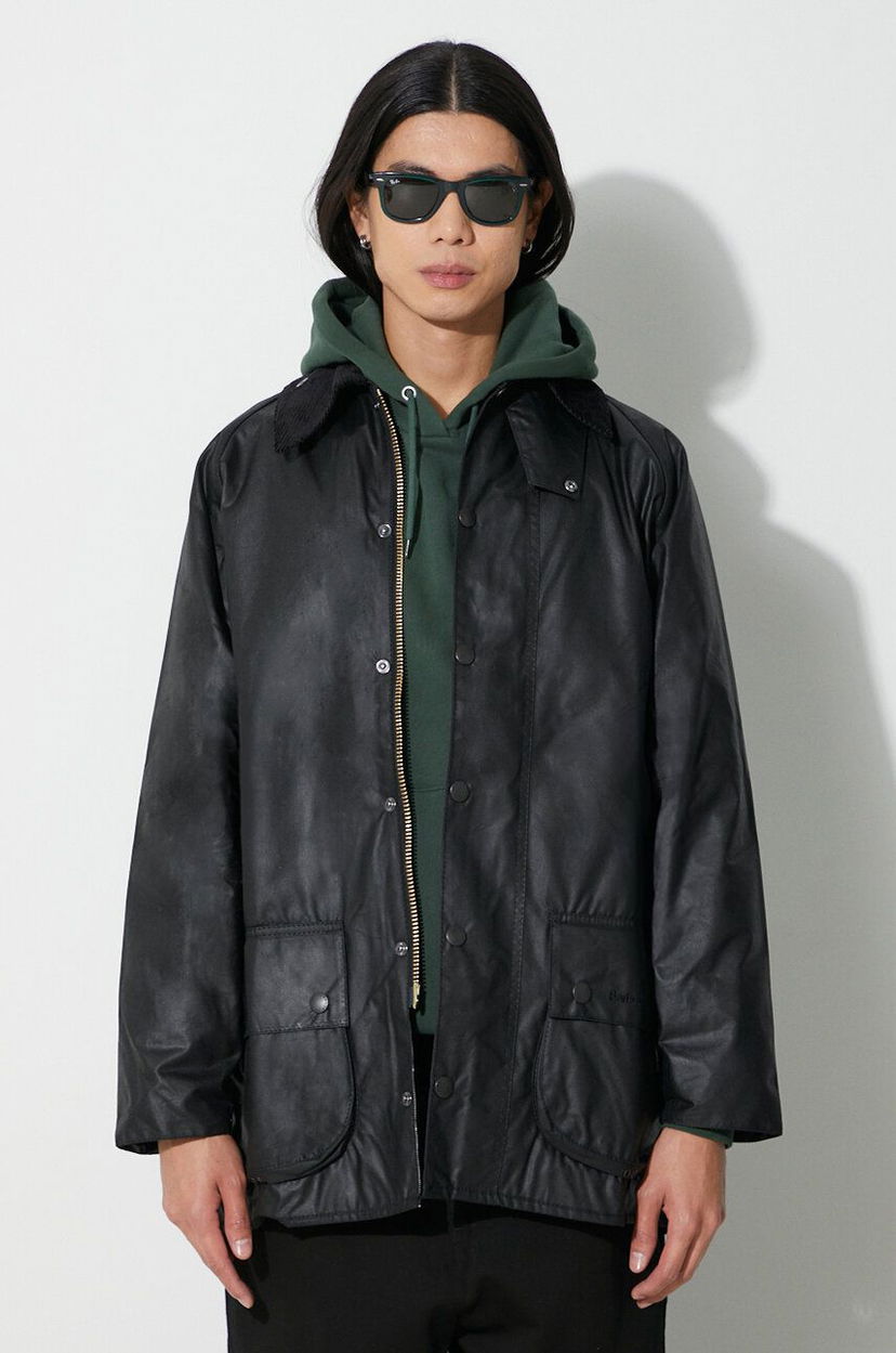 Kabanica Barbour Beaufort Wax Jacket Crna | MWX0017