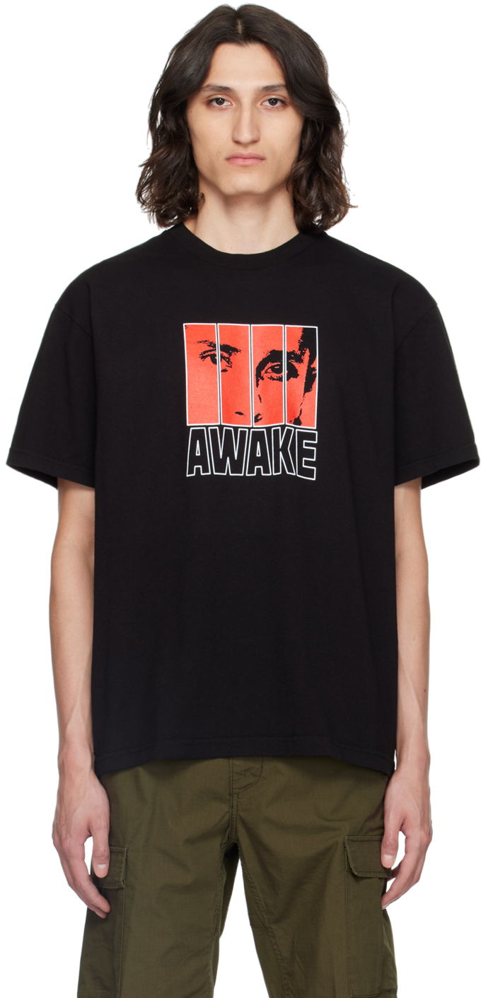 Majica kratkih rukava Awake NY Awake NY Print T-Shirt Crna | AWK-SP24-TS006