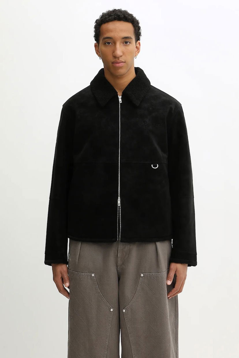 Jakna Represent Clo Oversize Shearling Jacket Crna | MLM100132