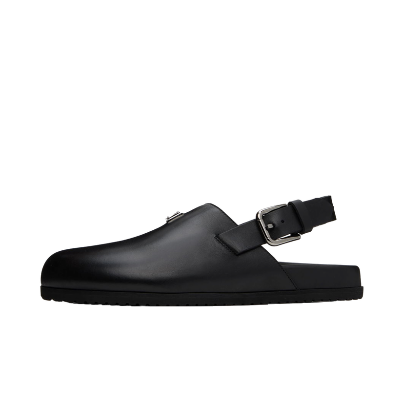 Tenisice i cipele Dolce & Gabbana Black Logo Mules Crna | A80402AQ765