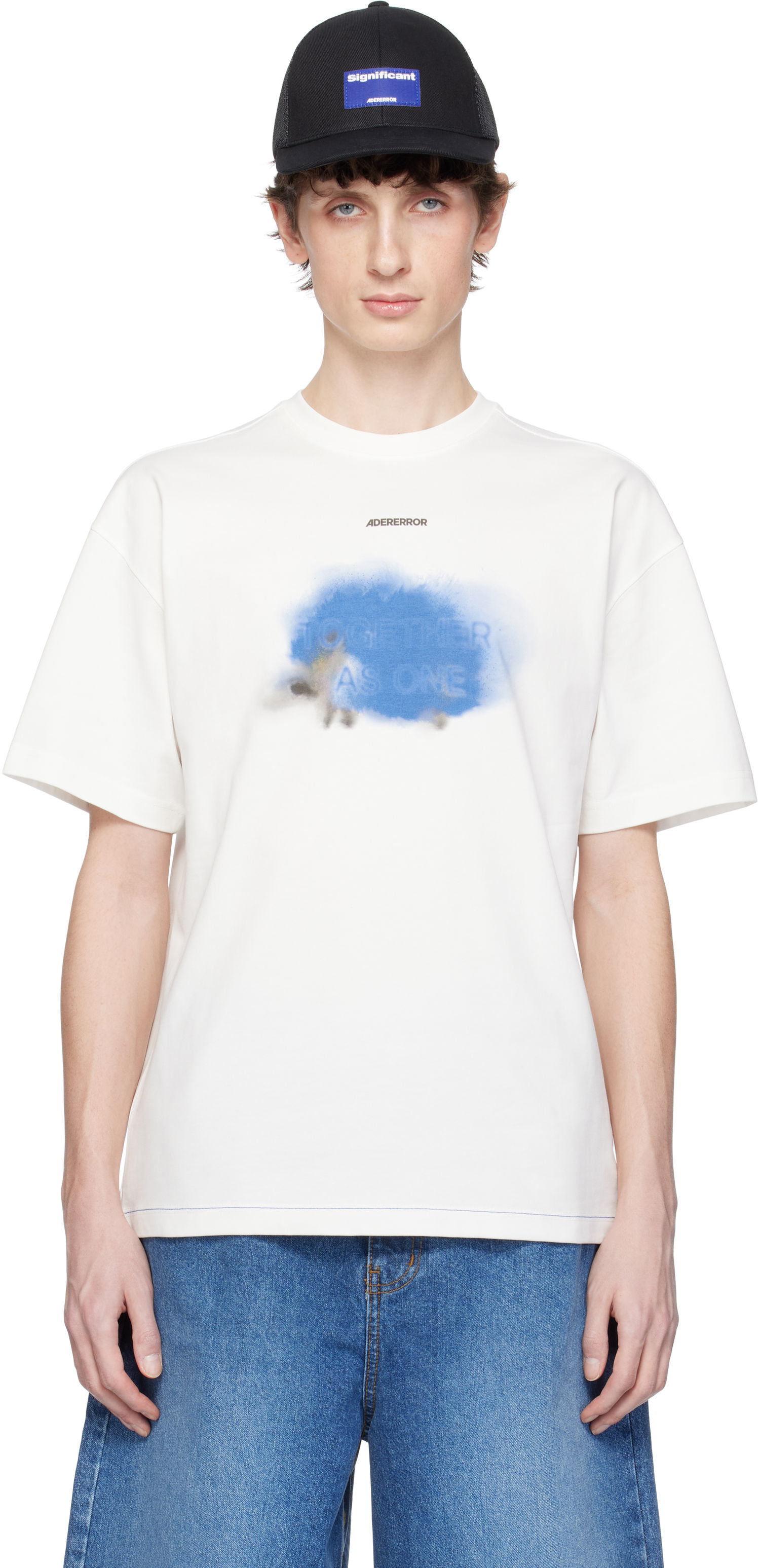 Majica kratkih rukava ADER ERROR ADER error 0106 Together As One Graphic T-Shirt Bijela | BO01SSTS0106OW, 0