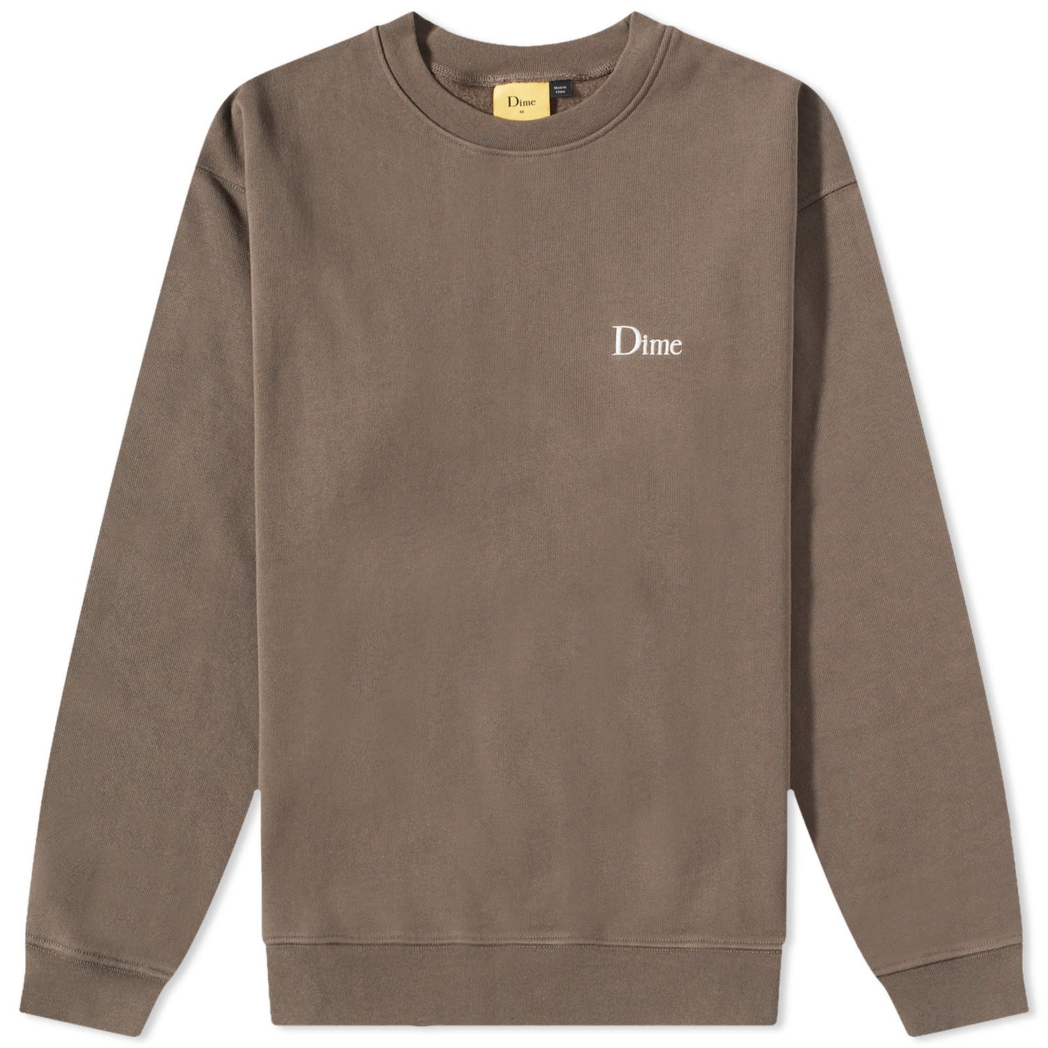 Džemper Dime Classic Small Logo Crewneck Smeđa | DIMESU2315DRI, 0