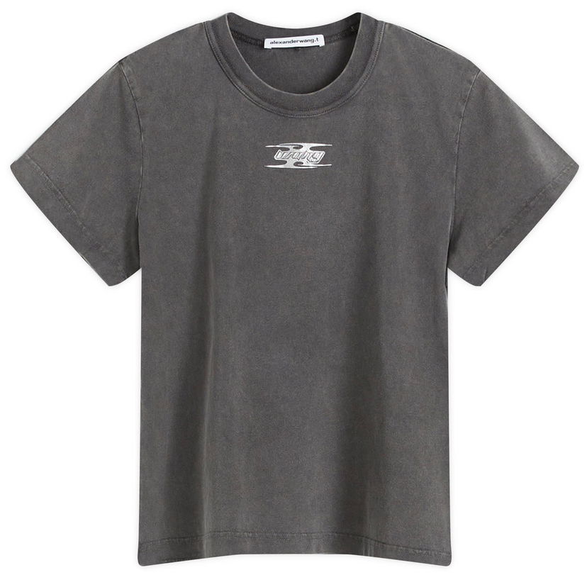Majica kratkih rukava Alexander Wang Logo Graphic T-shirt Siva | 4CC4241514-208A