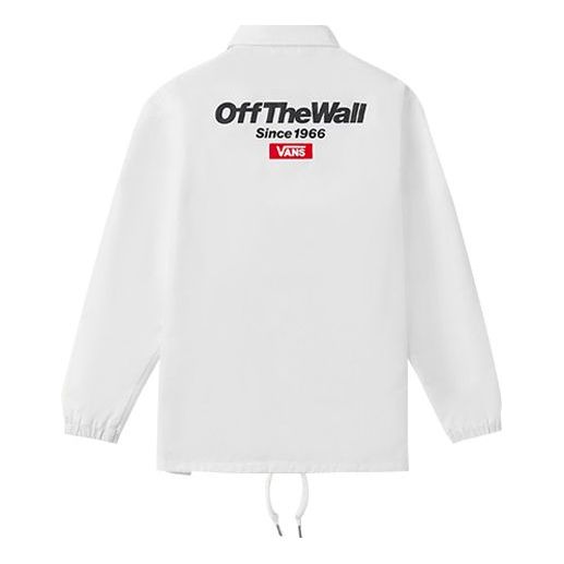 Vjetrovka Vans Coaches Jacket Bijela | VN0A489UWHT