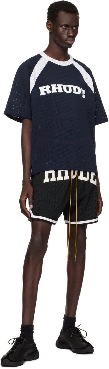 Kratke hlače Rhude Rhude Collegiate Mesh Basketball Shorts Crna | RHPS25SH02016, 3