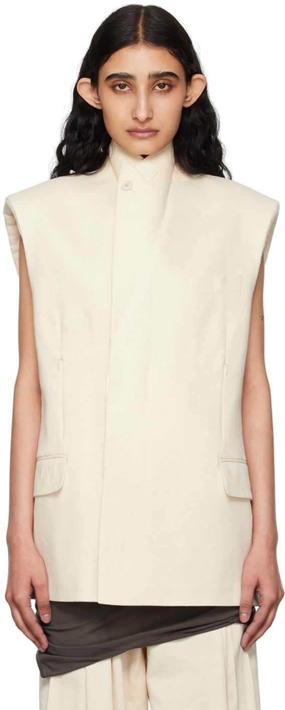 Prsluk Helmut Lang Helmut Lang Car Vest Bež | O04HW199