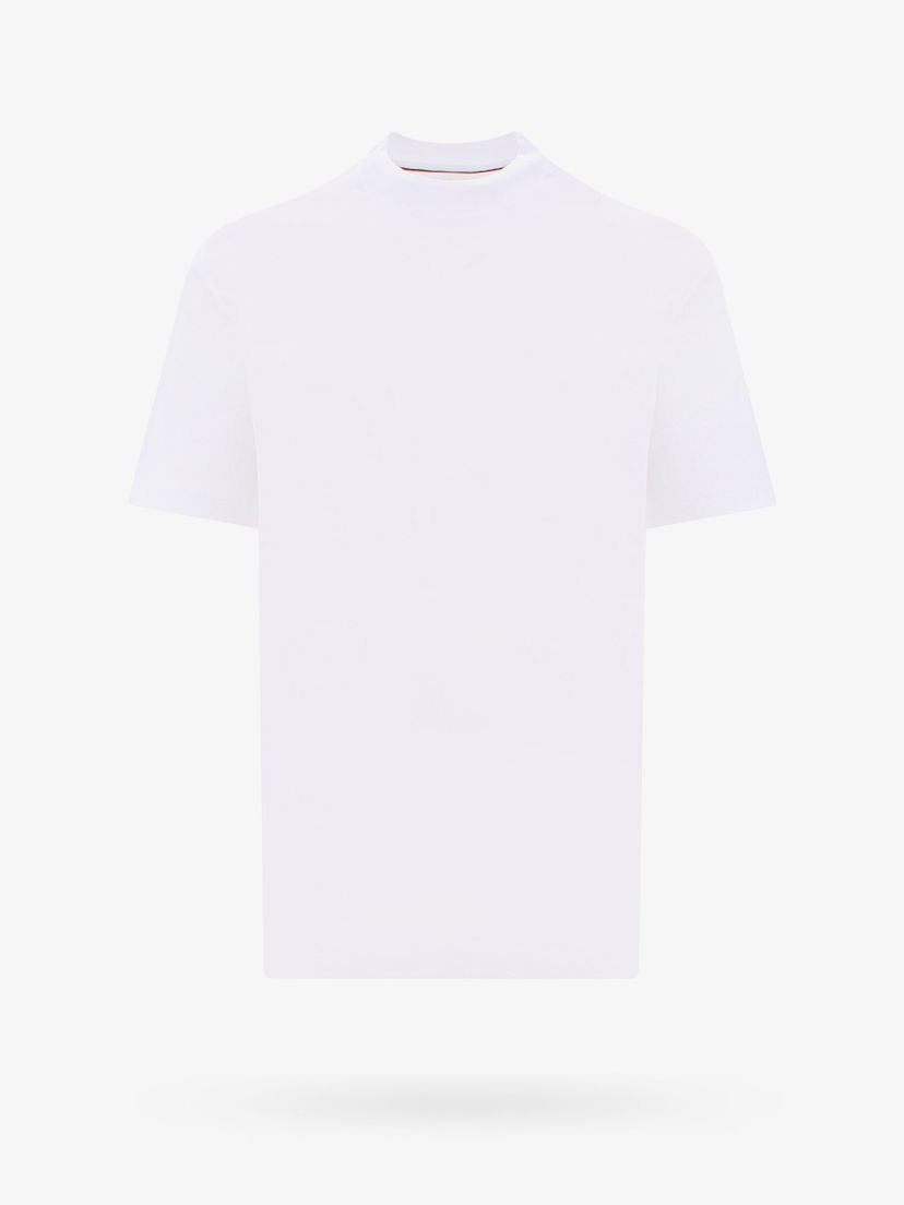 Majica kratkih rukava Loro Piana Loro Piana Men's T-Shirt Bijela | FAM89241005