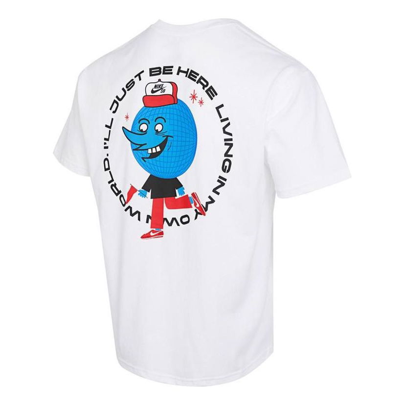 Majica kratkih rukava Nike SB Skate Graphic T-Shirt Bijela | FB8137-100