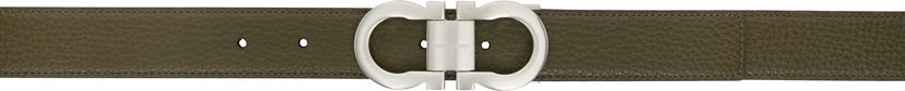 Pojasevi FERRAGAMO Reversible Gancini Belt Zelena | 778224