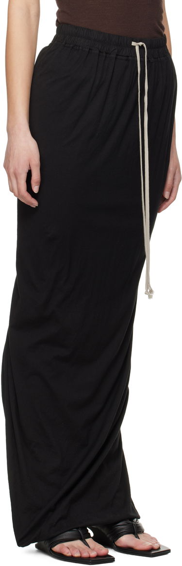 Suknja Rick Owens Rick Owens DRKSHDW Hollywood Pull On Maxi Skirt Crna | DS01E3332 BHDB, 1