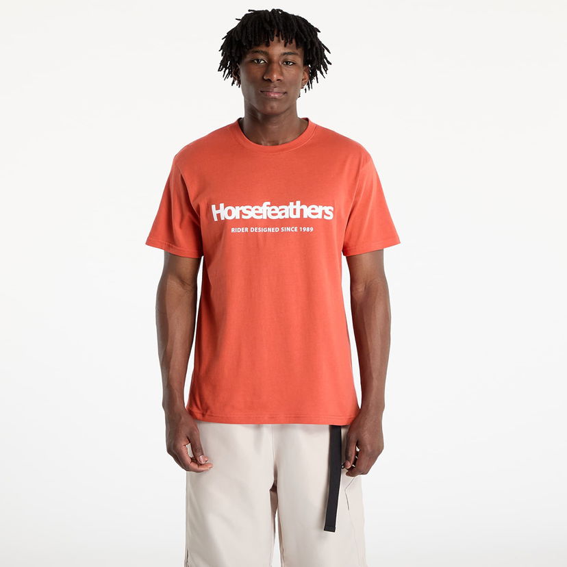 Majica kratkih rukava Horsefeathers Horsefeathers Quarter T-Shirt Narančasta | SM1379B