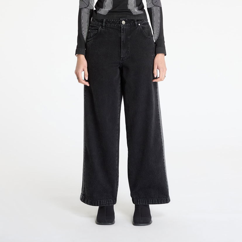 Jeans adidas Originals Adicolor Denim 3-Stripes Track Pants 25/32 Crna | JD3109