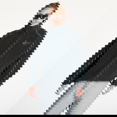 Jakna Karl Kani Jacket Metal Signature Teddy Jacket Black/ Light Blue S Crna | 60780008, 0