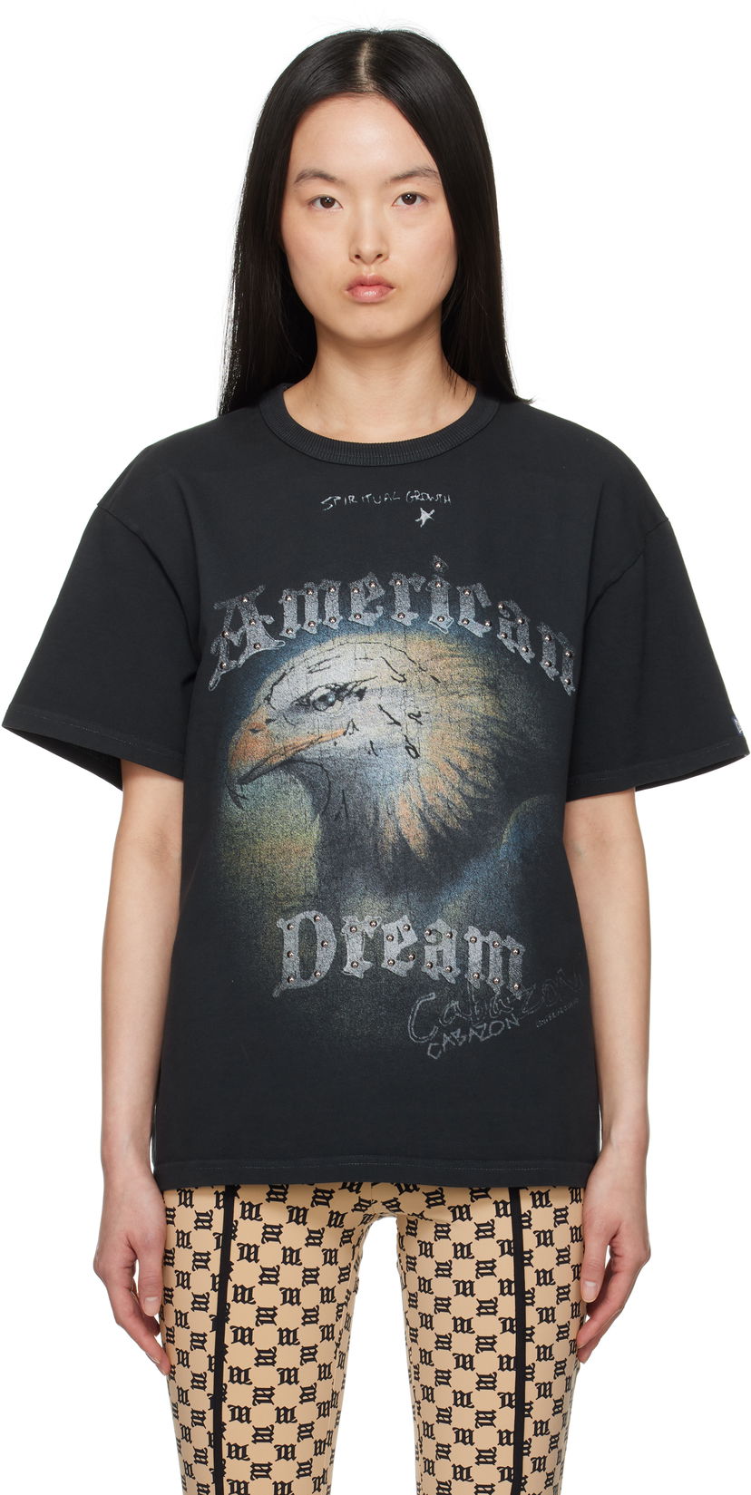 Majica kratkih rukava MISBHV MISBHV 'American Dream' Graphic T-Shirt Crna | 250M125