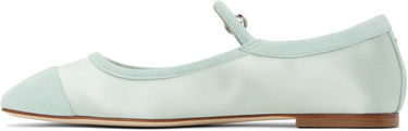 Odjeća Aeyde Aeyde Uma Satin Toe-Cap Ballerina Flats Tirkiz | A11-FL-RKLS08FL169-SS25-1017-067, 2