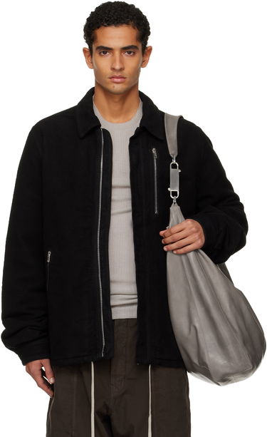 Jakna Rick Owens Rick Owens DRKSHDW Concealed Zipfront Jacket Crna | DU02E7775 BMO, 0