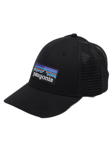 Kapa Patagonia P6 Logo LoPro Trucker Hat Crna | 38283 BLK