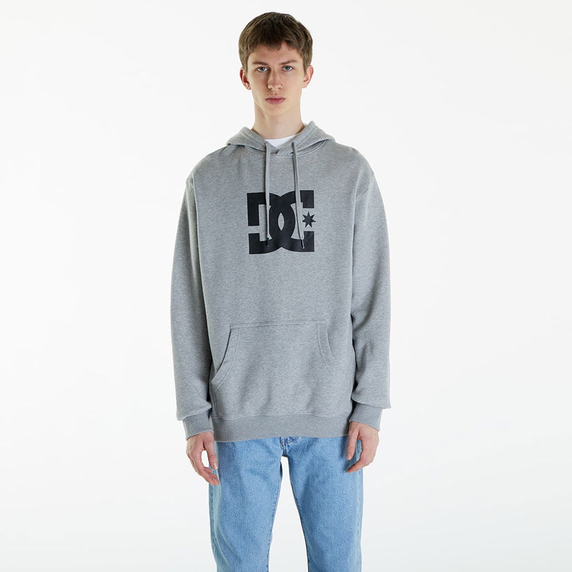 Dukserice DC Star Pullover Hoodie Gray Siva | ADYSF03099-KNFH
