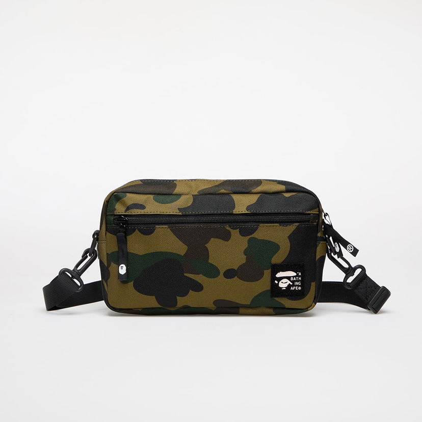 Torba za rame BAPE A BATHING APE 1st Camo Cordura Mini Shoulder Bag Zelena | 001SGK201006FGRN