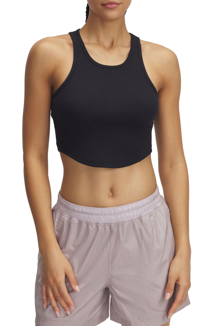 Majica bez rukava Under Armour Under Armour UA Rival Rib Tank Top Crna | 1389798-001