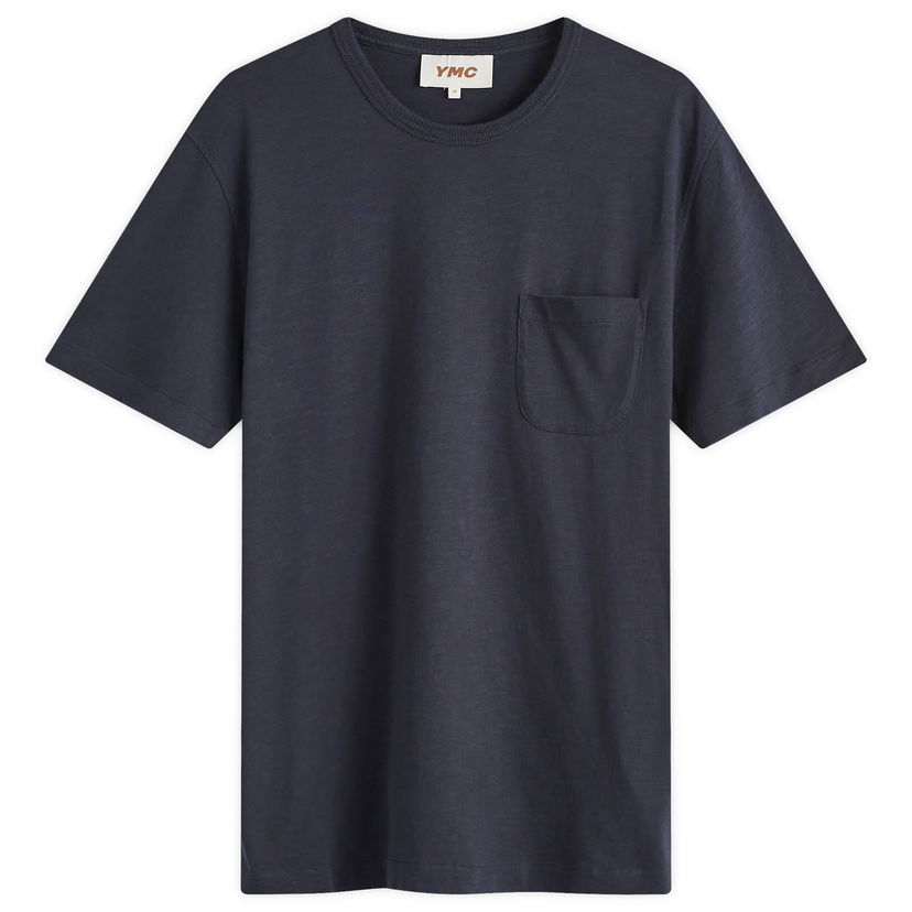 Majica kratkih rukava YMC Wild Ones Pocket T-Shirt, Size Large Plava | P6AZG-40