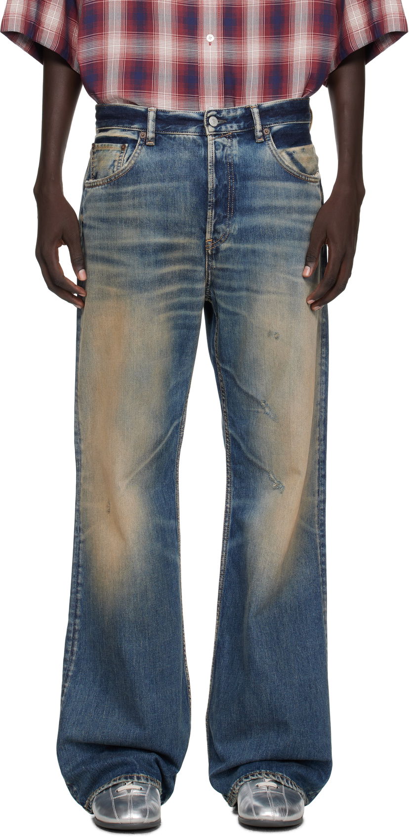 Jeans Acne Studios Acne Studios Regular Fit 2021M Jeans Plava | B00424-
