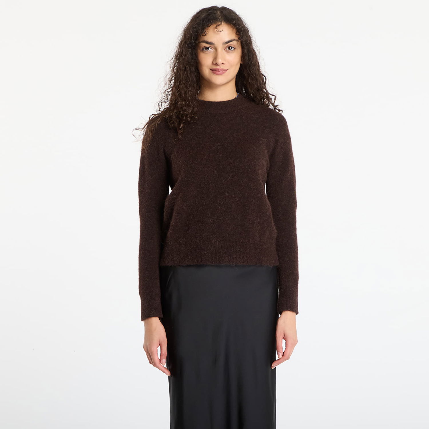 Džemper Samsoe Samsoe Sweater Anour O-N Smeđa | F18422025_191111TCX, 0