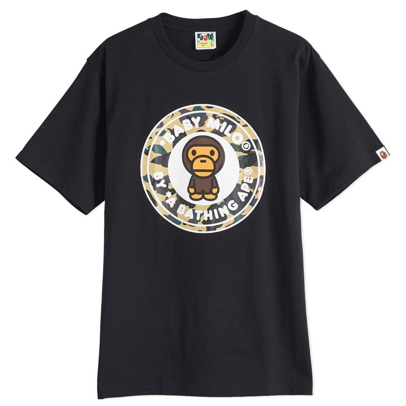 Majica kratkih rukava BAPE Bathing Ape 1St Camoilo Busy Works Tee Crna | 002TEL301004M-BYL