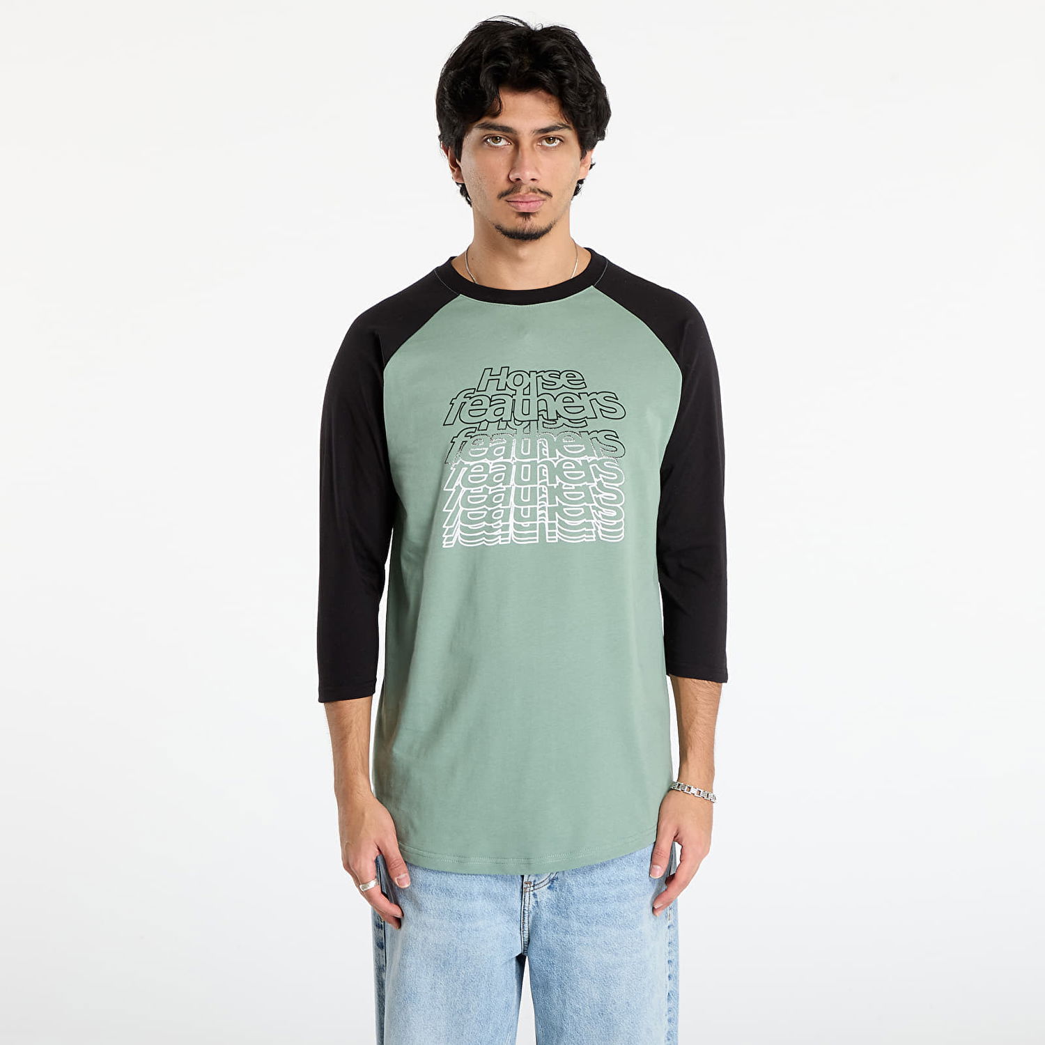 Majica kratkih rukava Horsefeathers Rollin Raglan T-Shirt Višebojno | SM1394A, 0
