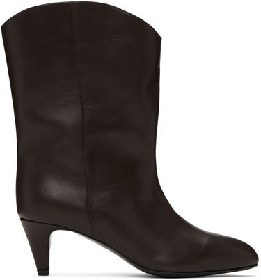 Tenisice i cipele BY FAR Osage Boots Smeđa | MWFBO067CL013BR023PL, 0