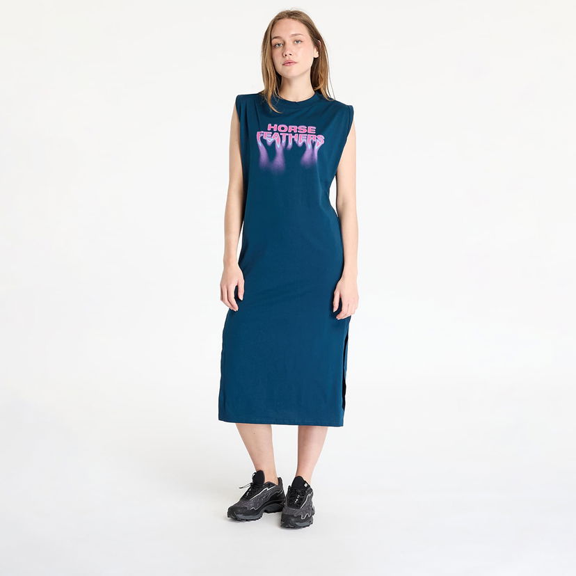 Haljina Horsefeathers Horsefeathers Mary Sleeveless Midi Dress Plava | SW934C