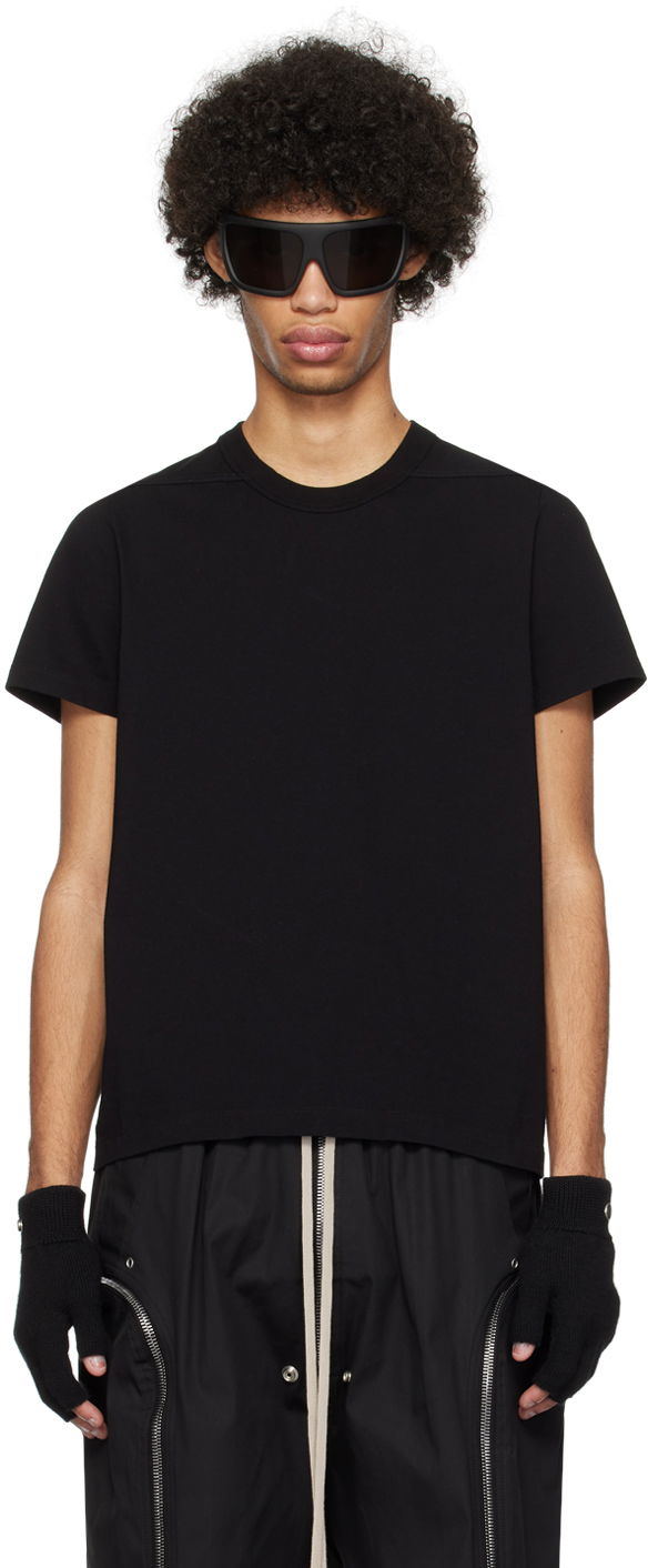 Majica kratkih rukava Rick Owens Short Level T-Shirt Crna | RU01D3265 JA