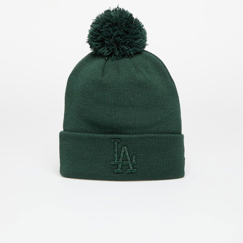 Kapica New Era Los Angeles Dodgers Beanie Metallic Bobble Dark Green Zelena | 60580770