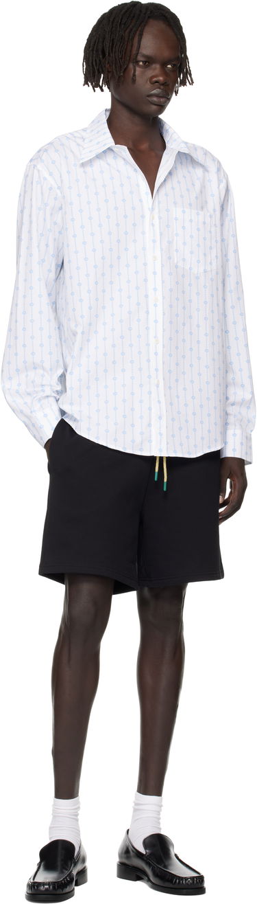 Košulja Casablanca Casablanca Monogram Oxford Shirt Bijela | MPF25-SH-155-01, 3