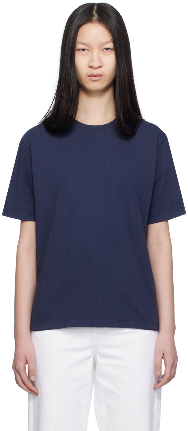 Majica kratkih rukava Khaite Mae T-Shirt Plava | 2196138