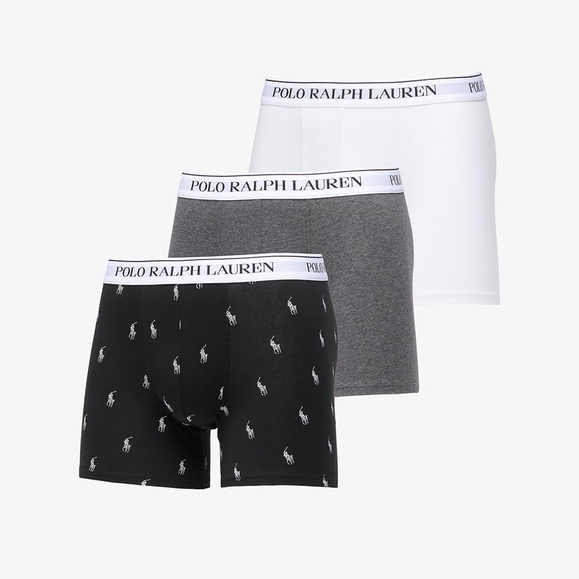 Bokserice Polo by Ralph Lauren Ralph Lauren Boxer Brief 3-Pack Višebojno | 714830300075