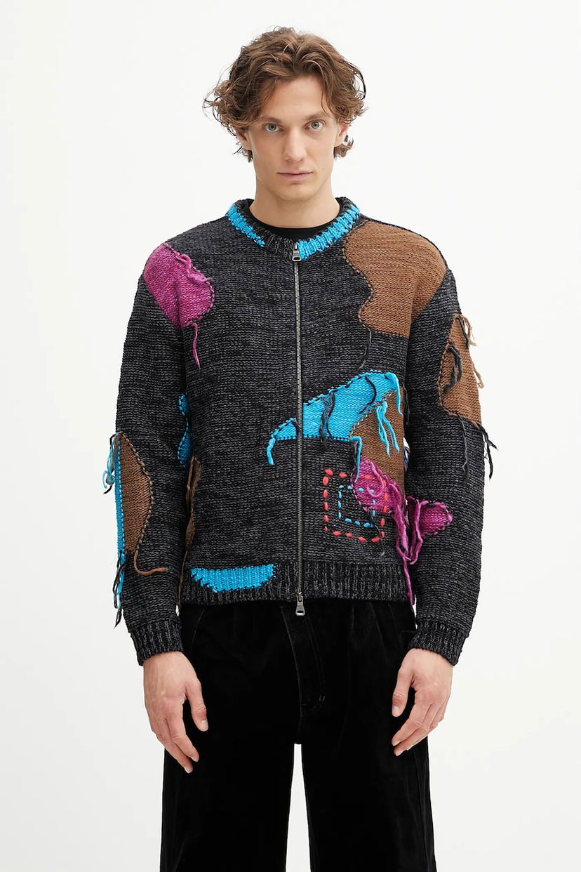 Džemper Andersson Bell Andersson Bell Intarisa Zip-Up Crewneck Cardigan Višebojno | atb1333u