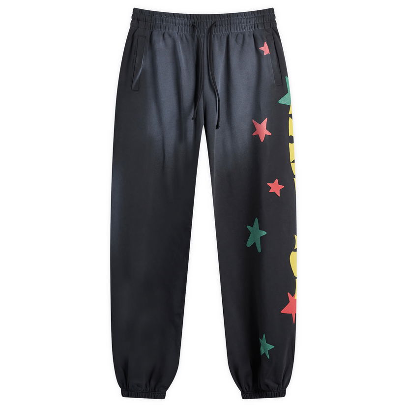 Trenirka Palm Angels Palm Angels Paradise Palm Sweatpants, Size Large Crna | PMCH02CS25FLE0011018